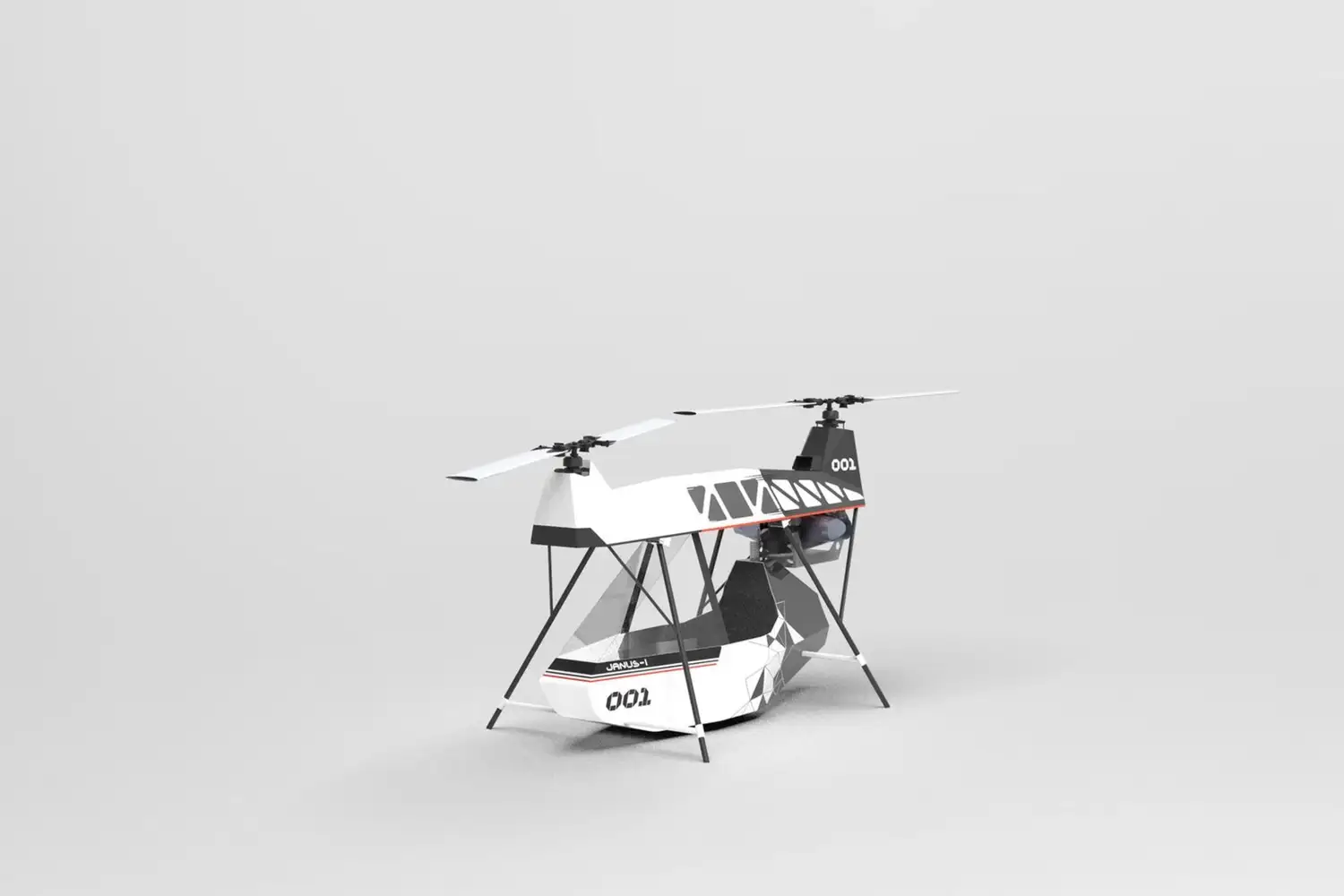 🚀 هلیکوپتر شخصی ماژولار Janus-1: انقلاب در حمل‌ونقل هوایی شخصی!