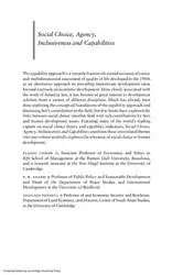 دانلود کتاب Social Choice, Agency, Inclusiveness and Capabilities