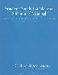 دانلود کتاب Instructor’s Solutions Manual of College Algebra And Trigonometry