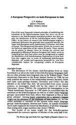 A European Perspective... image