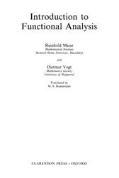 دانلود کتاب Introduction to Functional Analysis