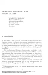 Langlands' philosophy and... image