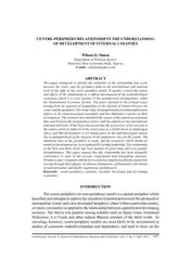 Centre-periphery relationship in... image