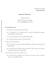 Quantum Mechanics image