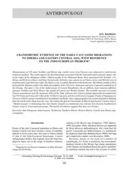 Craniometric evidence of... image