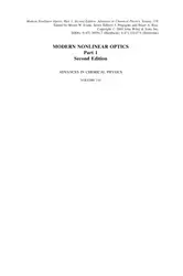 Download Modern nonlinear optics. Part 1