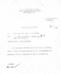 Memorandum to members... image