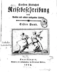Carsten Niebuhrs Reisebeschreibung... image