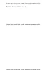 Foundation Physics for... image