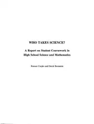Who takes science?:... image