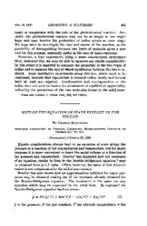 دانلود کتاب Note on the equation of state explicit in the