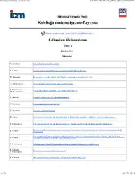 Colloquium Mathematicum image