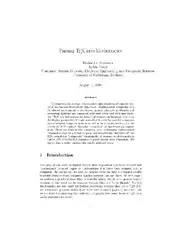 Parsing TeX into... image