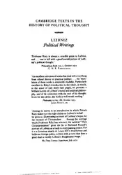 Leibniz: Political Writings image