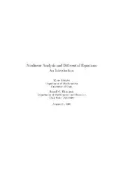 Download Nonlinear analysis and differential equations: an introduction