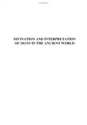 Divination and Interpretation... image