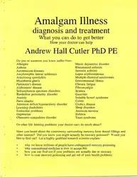 Amalgam Illness, Diagnosis... image