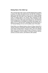 Banking Panics of... image