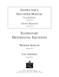 Elementary Differential Equations.... image