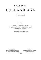 Analecta Bollandiana image