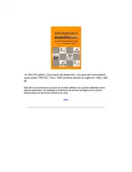 Diccionario del desarrollo:... image