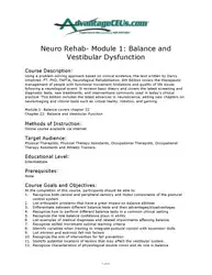 Neuro Rehab- Module... image