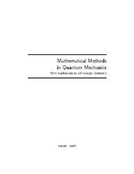 دانلود کتاب Mathematical Methods in Quantum Mechanics