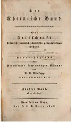 Der Rheinische Bund... image