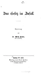 Das Gesetz im... image