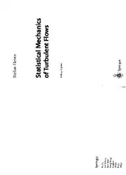دانلود کتاب Statistical mechanics of turbulent flows