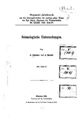 Seismologische Untersuchungen image