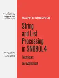 دانلود کتاب String and list processing in SNOBOL4; techniques and applications