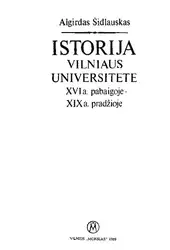 Istorija Vilniaus universitete... image