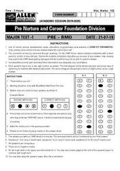 Allen PRMO/IOQM MOCK... image