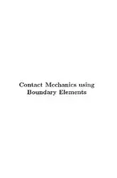 Contact mechanics using... image
