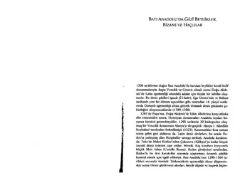 Batı Anadolu’da Gazi... image