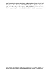 دانلود کتاب Indian National Physics Olympiad Theory Problems 1998 to 2005 INPhO Compiled by Vijay A Singh Shirish R Pathare Physics Olympiad Cell India HBCSE Homi Bhabha Centre for Science Education