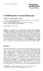 ۴-Manifold topology I:... image