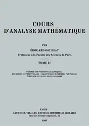 Cours d'analyse mathématique image