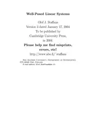 دانلود کتاب Well-posed linear systems