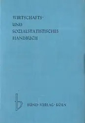 Wirtschafts- und sozialstatistisches... image