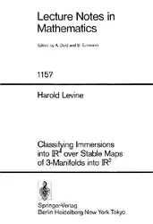 دانلود کتاب Classifying Immersions into IR4 over Stable Maps of 3-Manifolds into IR2