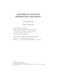 Lectures on analytic... image