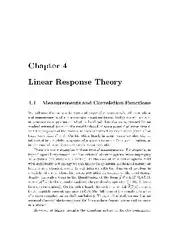 Linear Response notes image