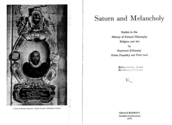 Saturn and Melancholy:... image