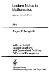 دانلود کتاب Volterra-Stieltjes Integral Equations and Generalized Ordinary Differential Expressions