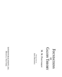 Foundations of Galois... image