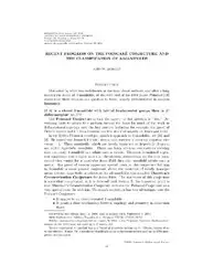 دانلود کتاب Recent progress on the Poincare conjecture and the classification of 3-manifolds