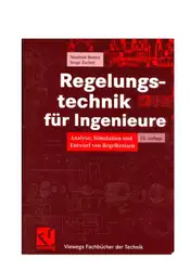 Regelungstechnik fur Ingenieure image