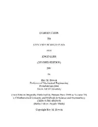 دانلود کتاب Introduction to Continuum Mechanics for Engineers